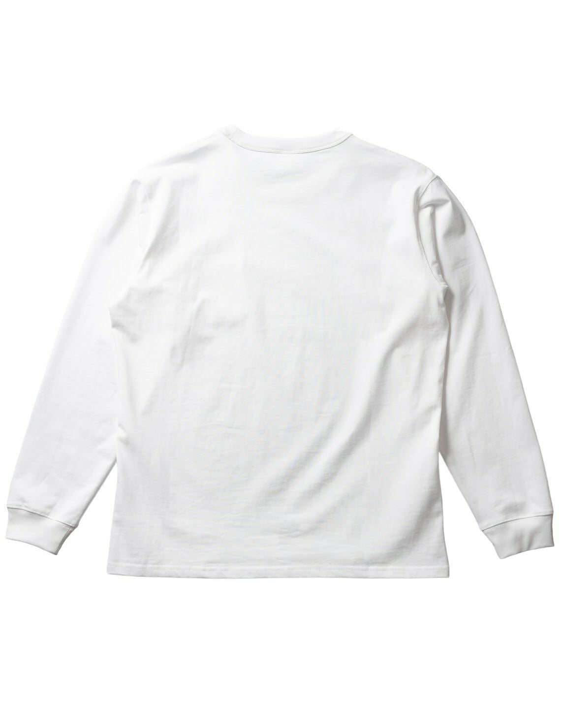St】L/S Pack T-shirt 7.6oz（White） | Classic clothing