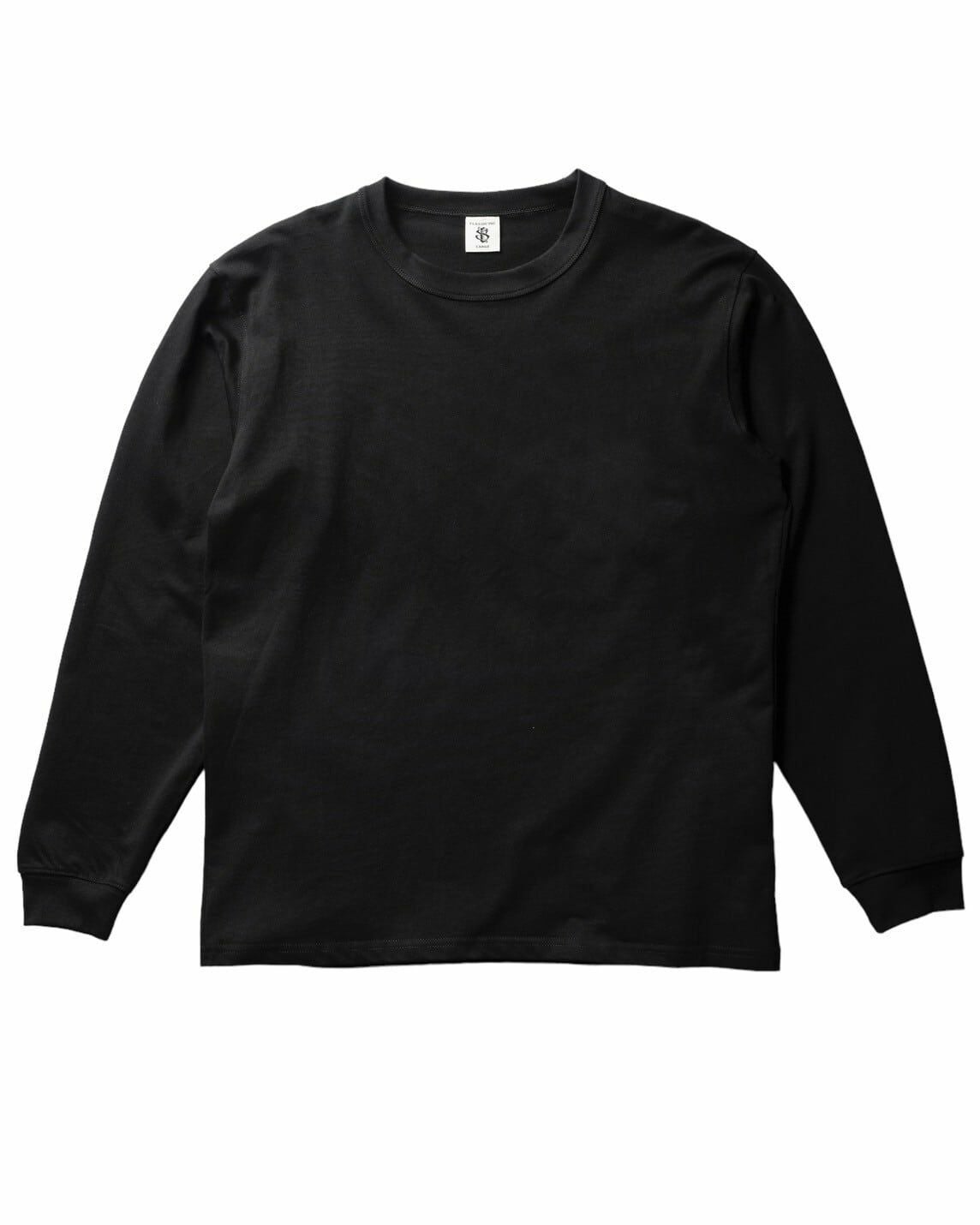 St】L/S Pack T-shirt 7.6oz（Black） | Classic clothing