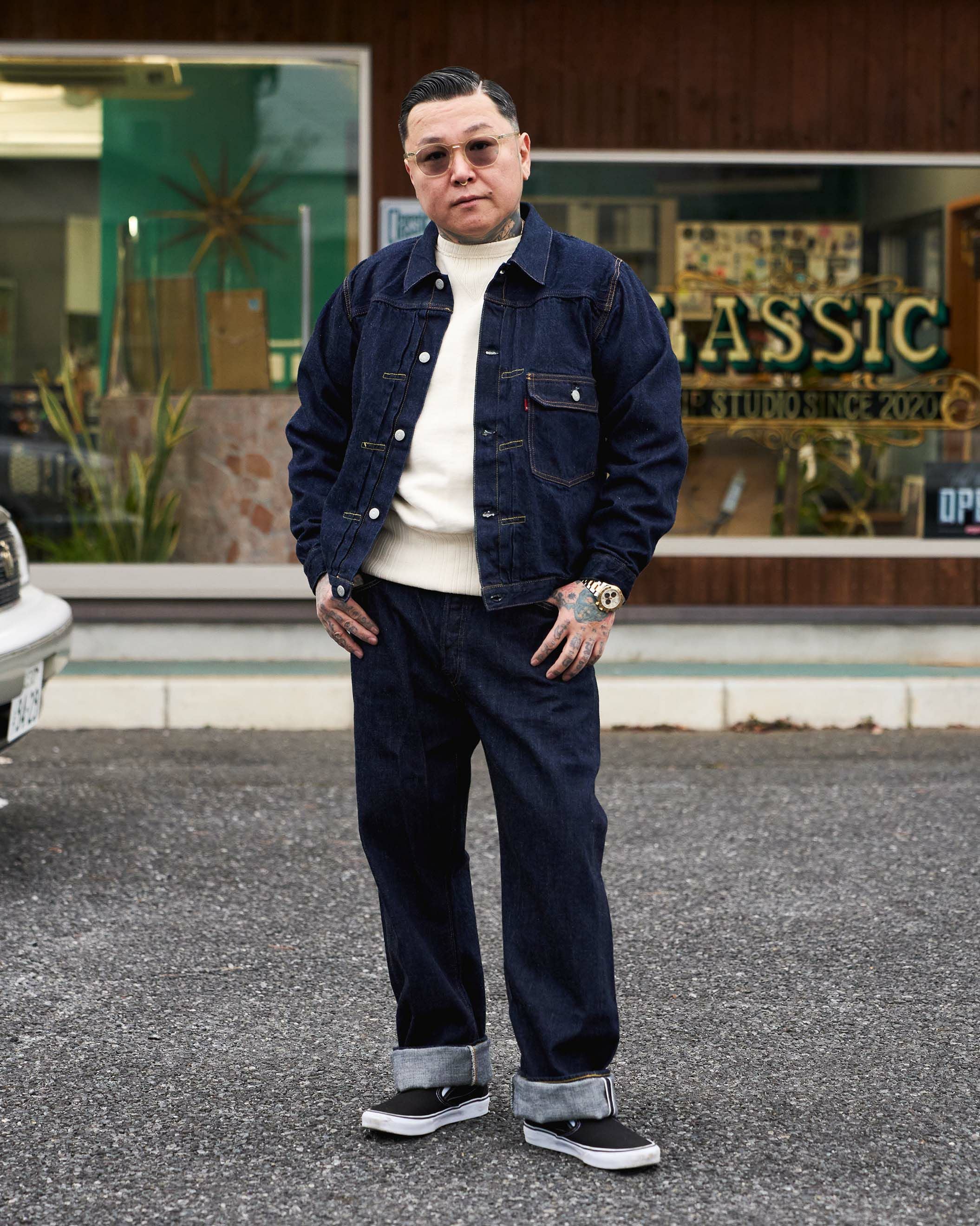 パンツ 0105SSW Wide Denim (Super Smooth) FULLCOUNT 0105SSW Wide Denim (Super Smooth) (One Wash) – fullcountjp