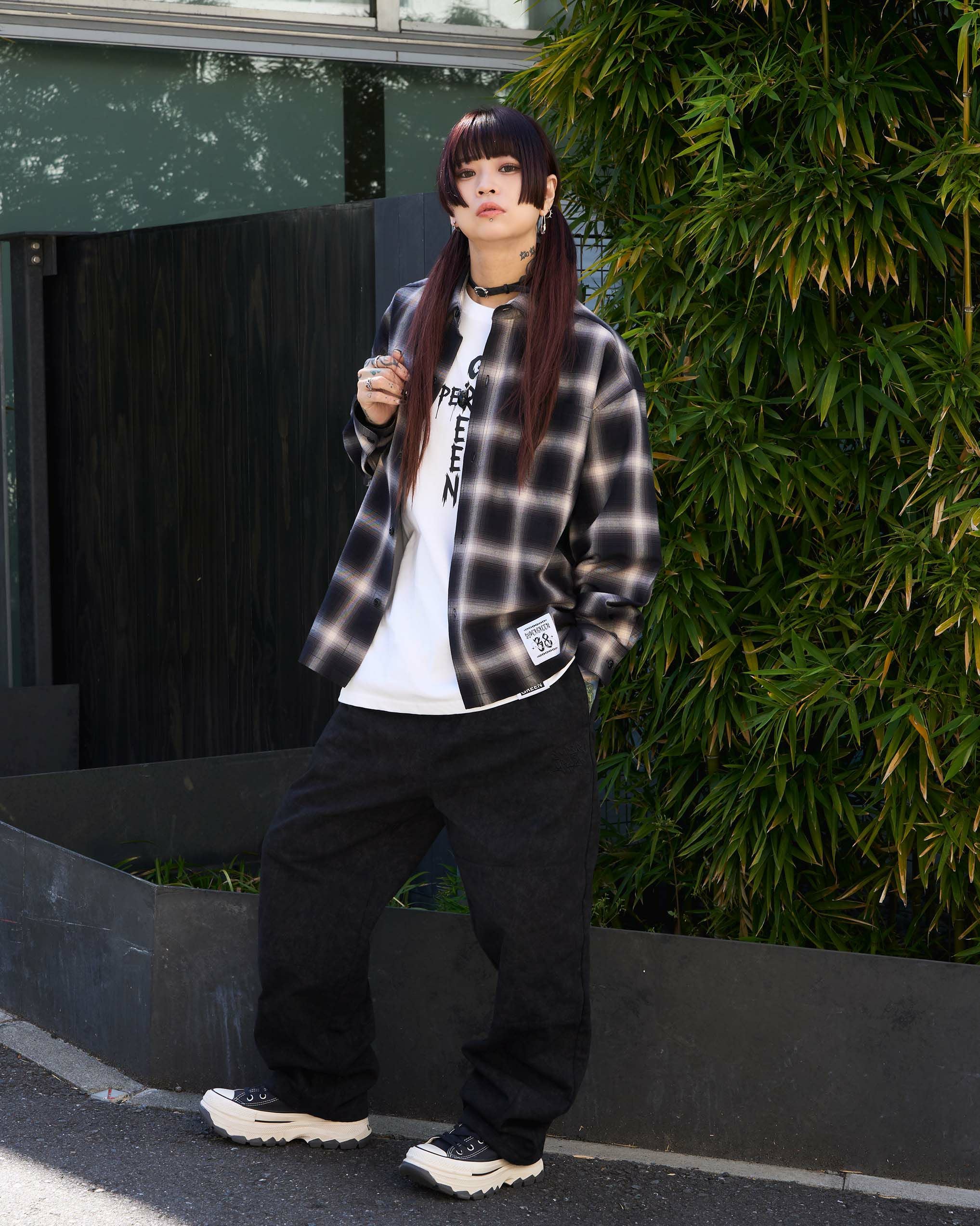 SG L/S Wide check Shirt | Classic clothing
