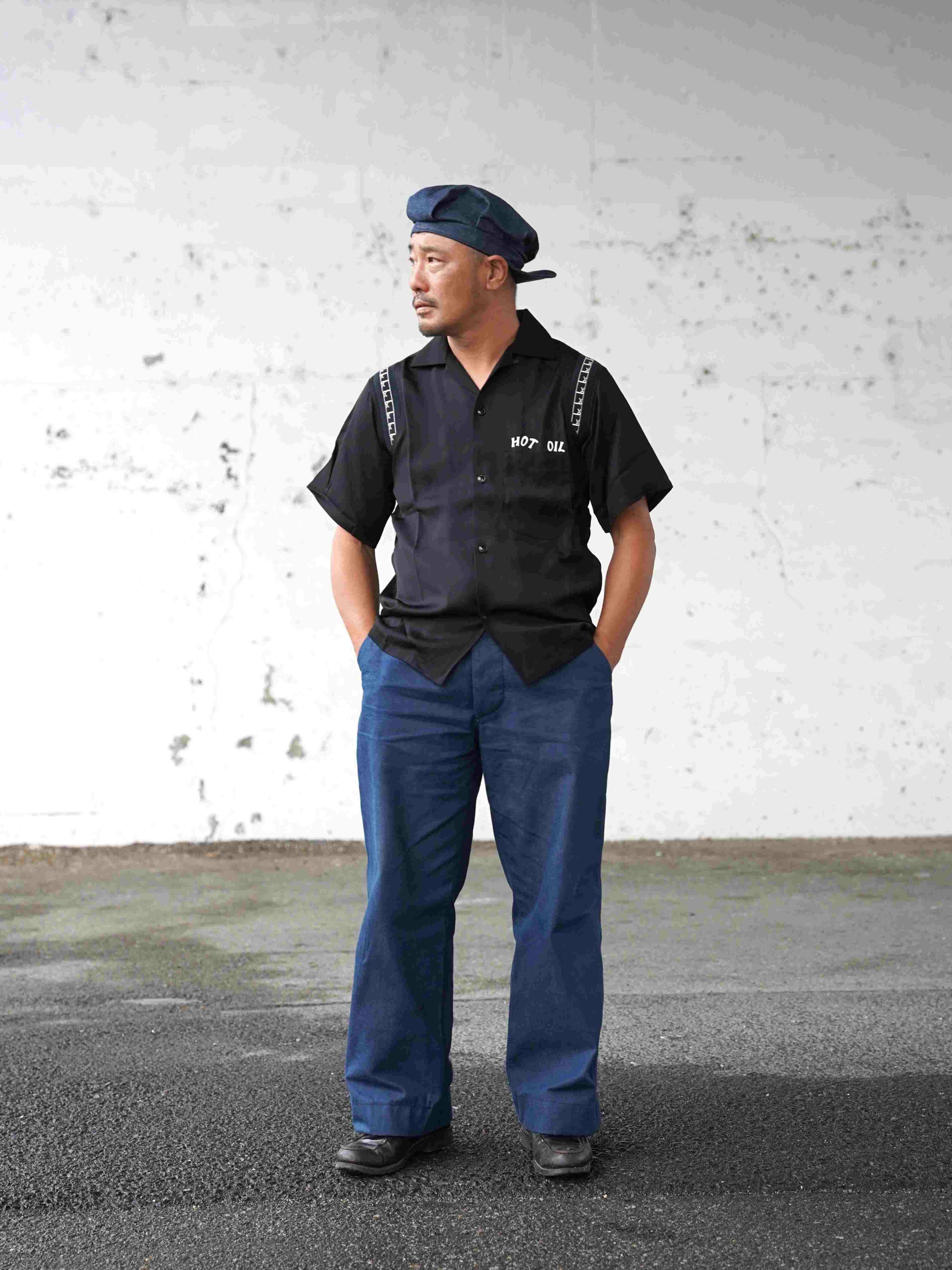 250114 S/S Bowling Shirt（Black） | Classic clothing
