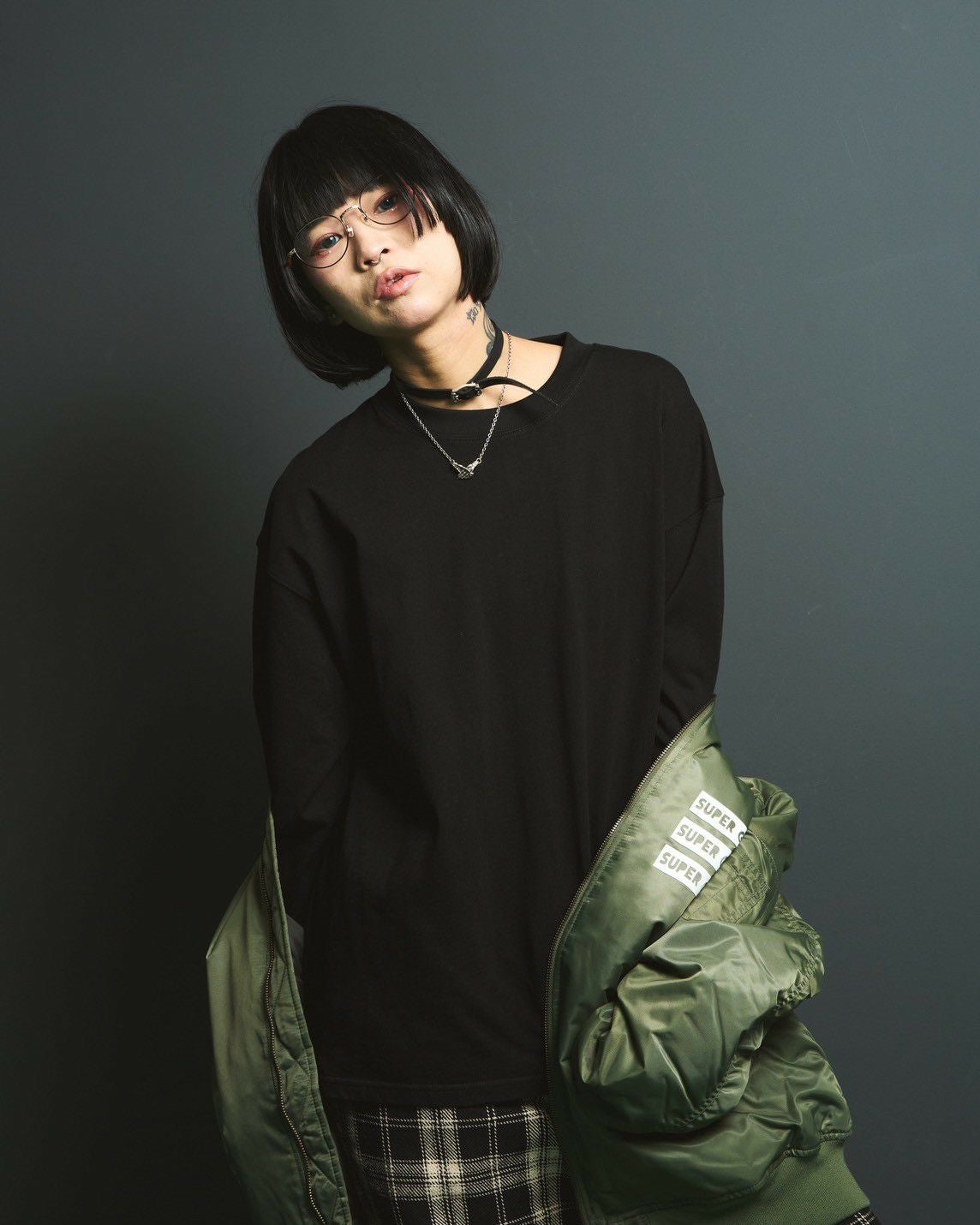 SG】Heavy L/S Pack T-shirt 10oz（Black） | Classic clothing