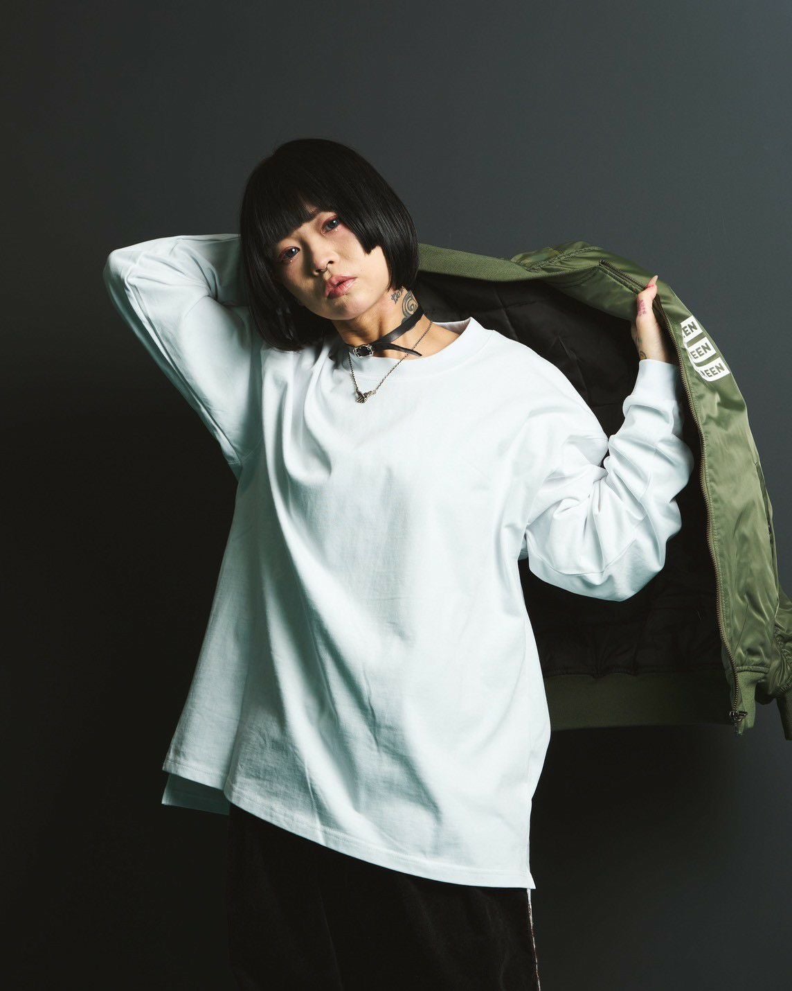 SG】Heavy L/S Pack T-shirt 10oz（White） | Classic clothing