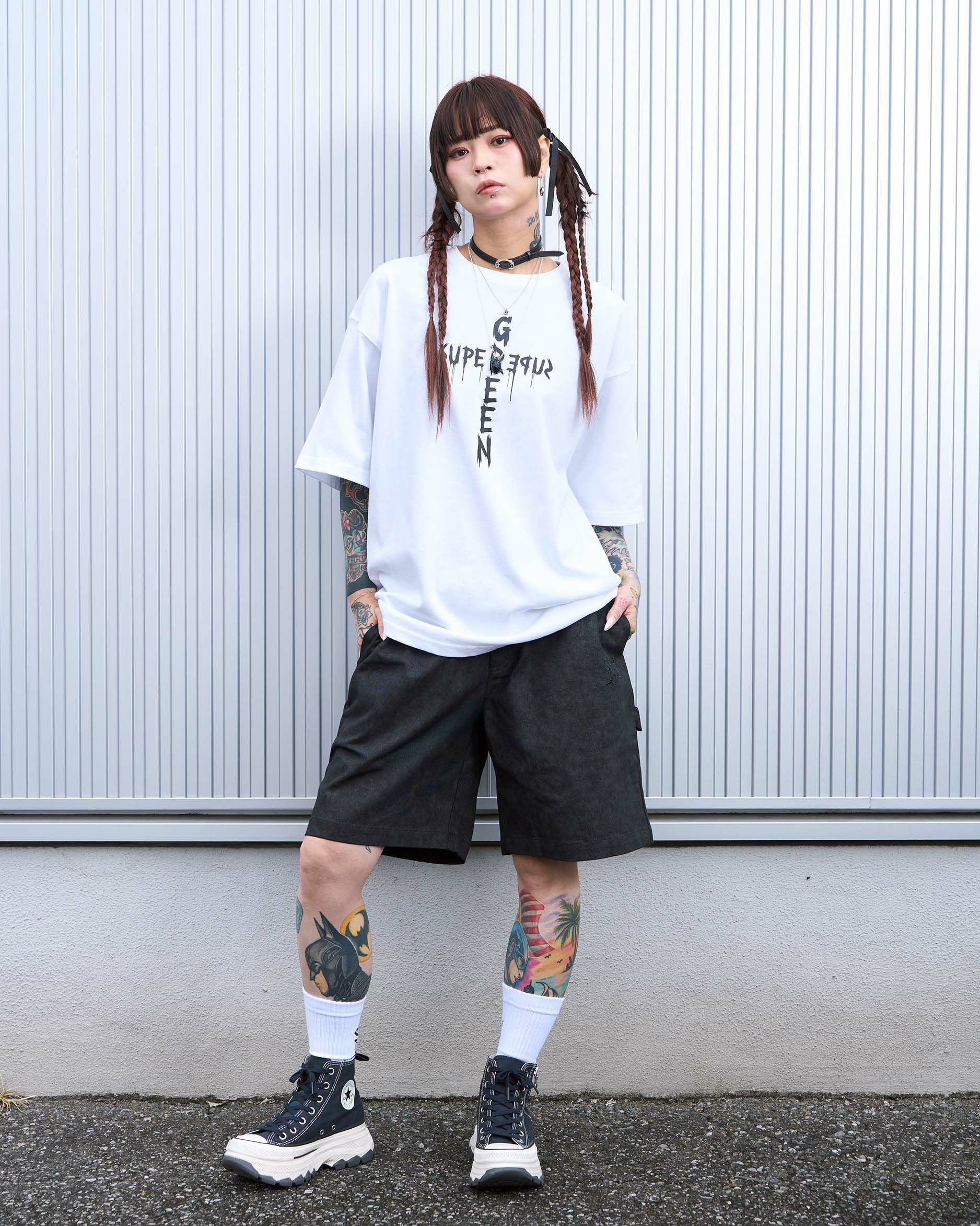 SG Wide shorts（Black） | Classic clothing