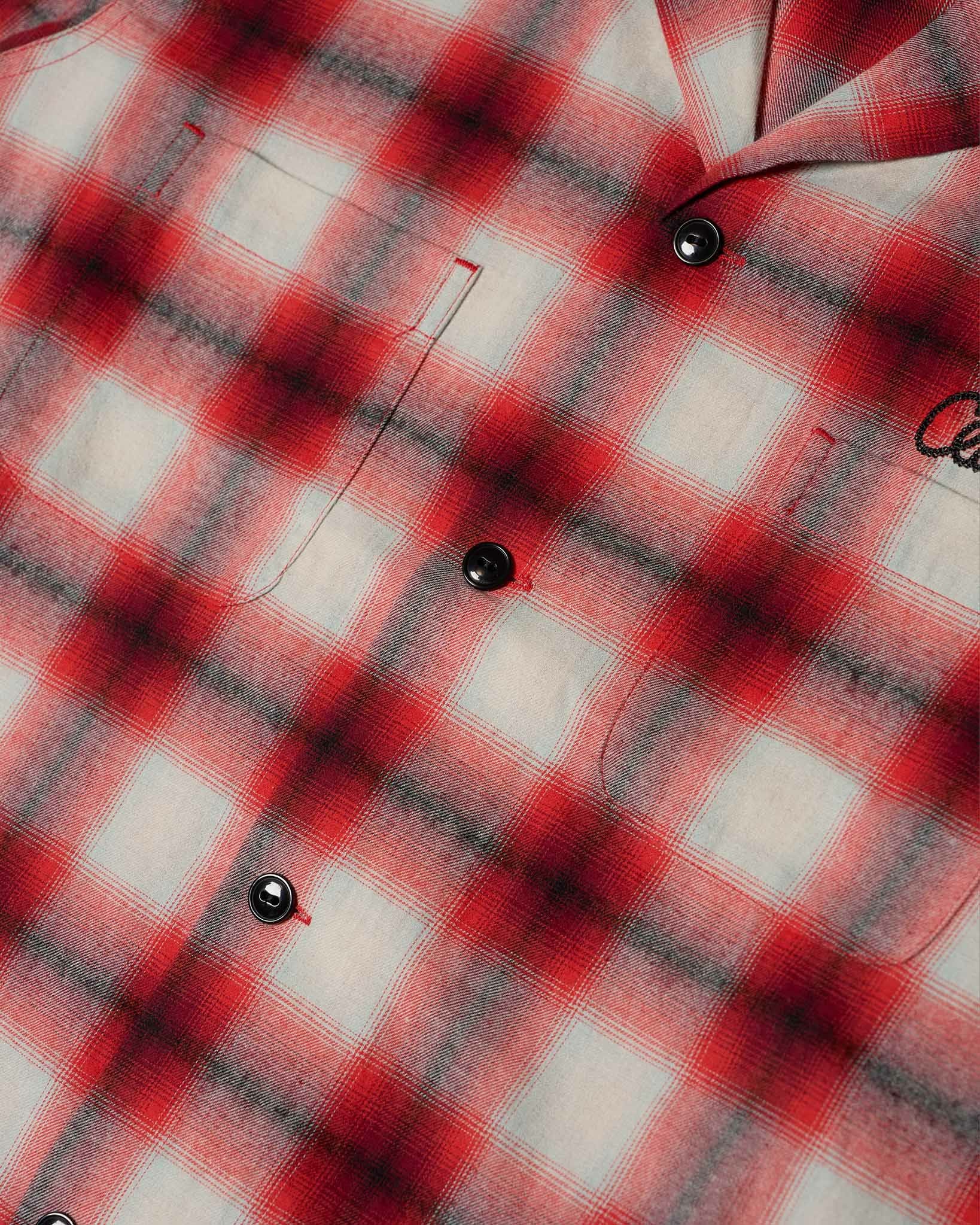 OG Ombre Check Shirt（Red） | Classic clothing
