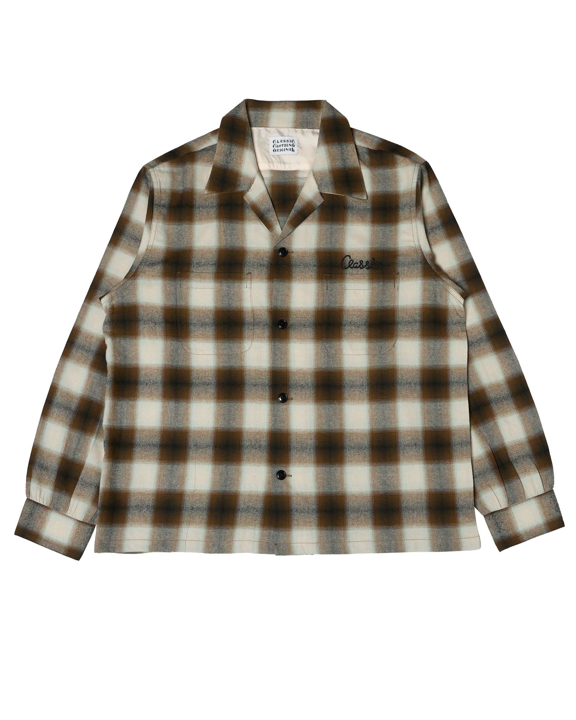 OG Ombre Check Shirt（Brown） | Classic clothing