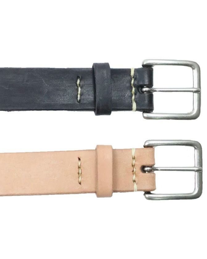 6218】Wild Leather Narrow Belt | Classic clothing