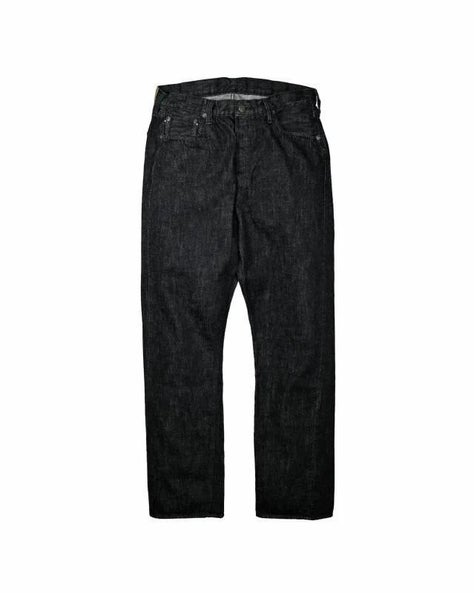 1101BKSS Straight Black Selvedge Denim(Super Smooth) | Classic 