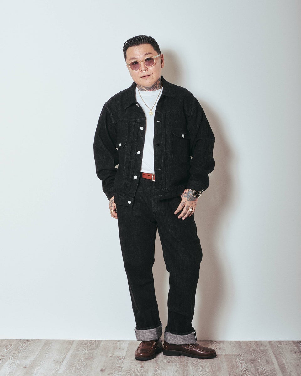 1101BKSS Straight Black Selvedge Denim(Super Smooth) | Classic 