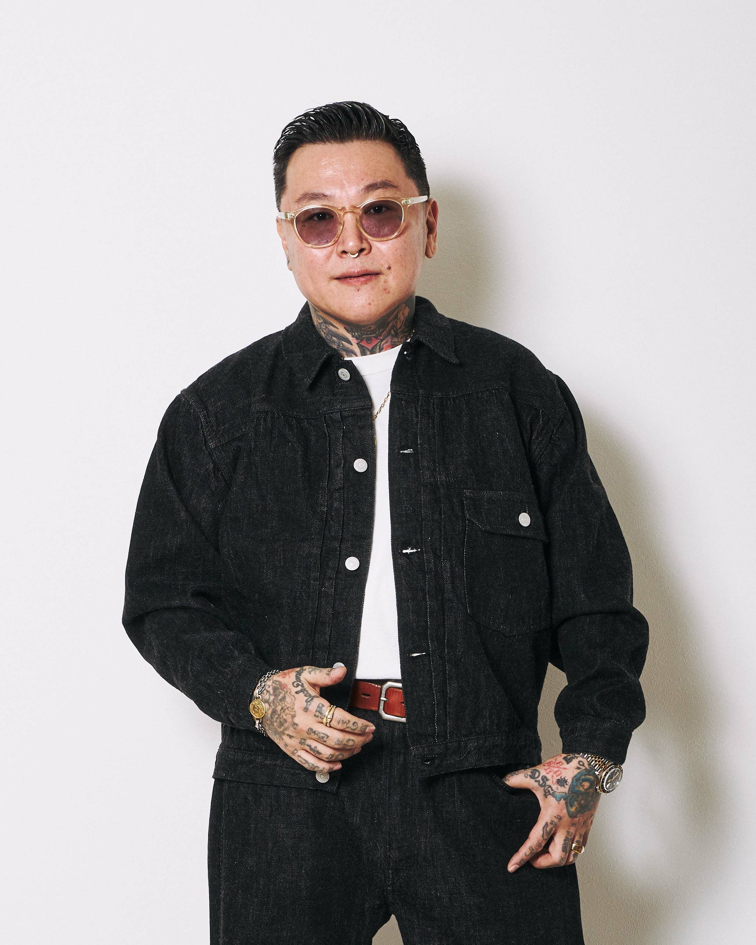 2107BKSS Type 1 Black Denim Jacket (Super Smooth) | Classic clothing