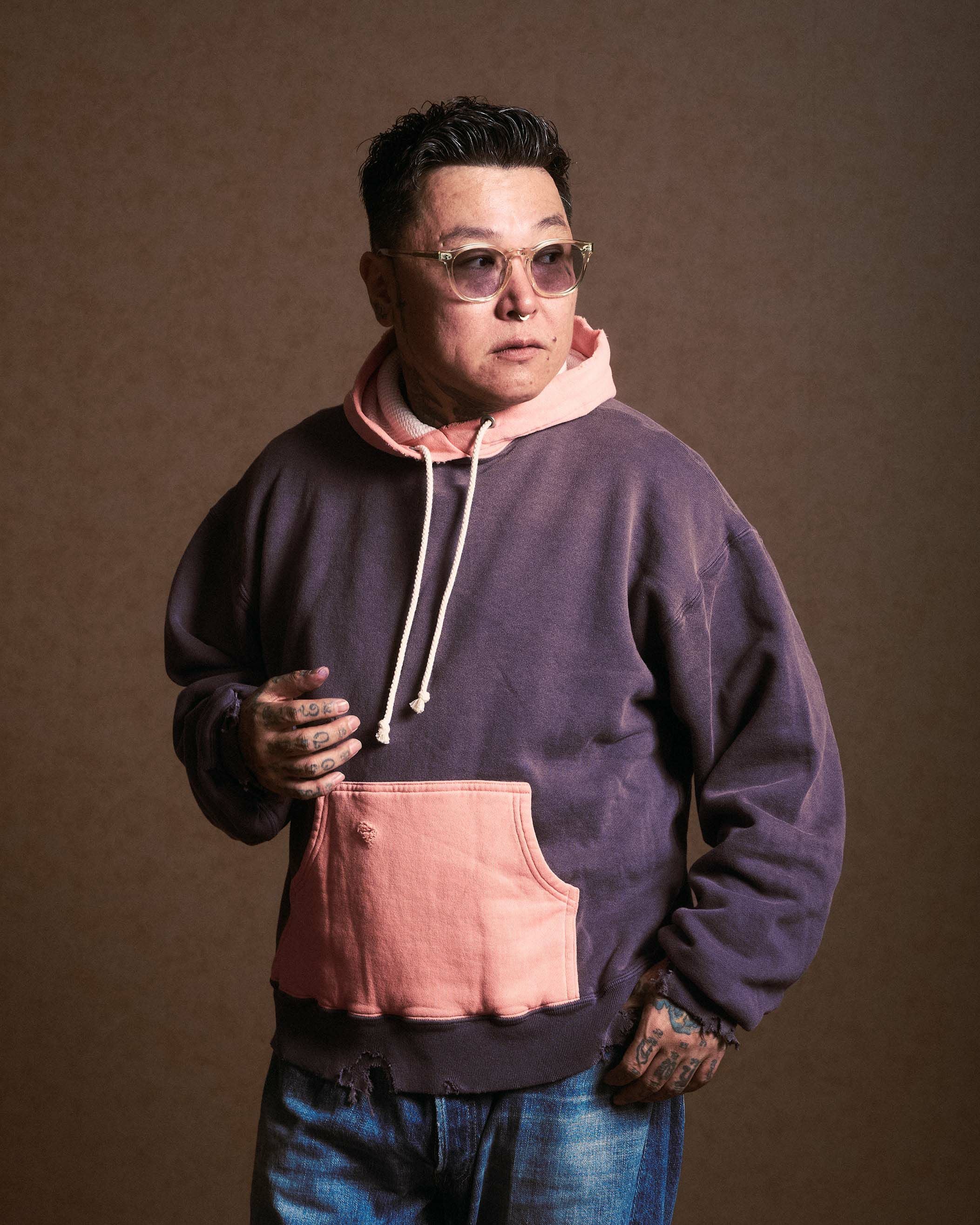 2025AW】3770 Fading Double Face Sweat Hoodie（4color） | Classic