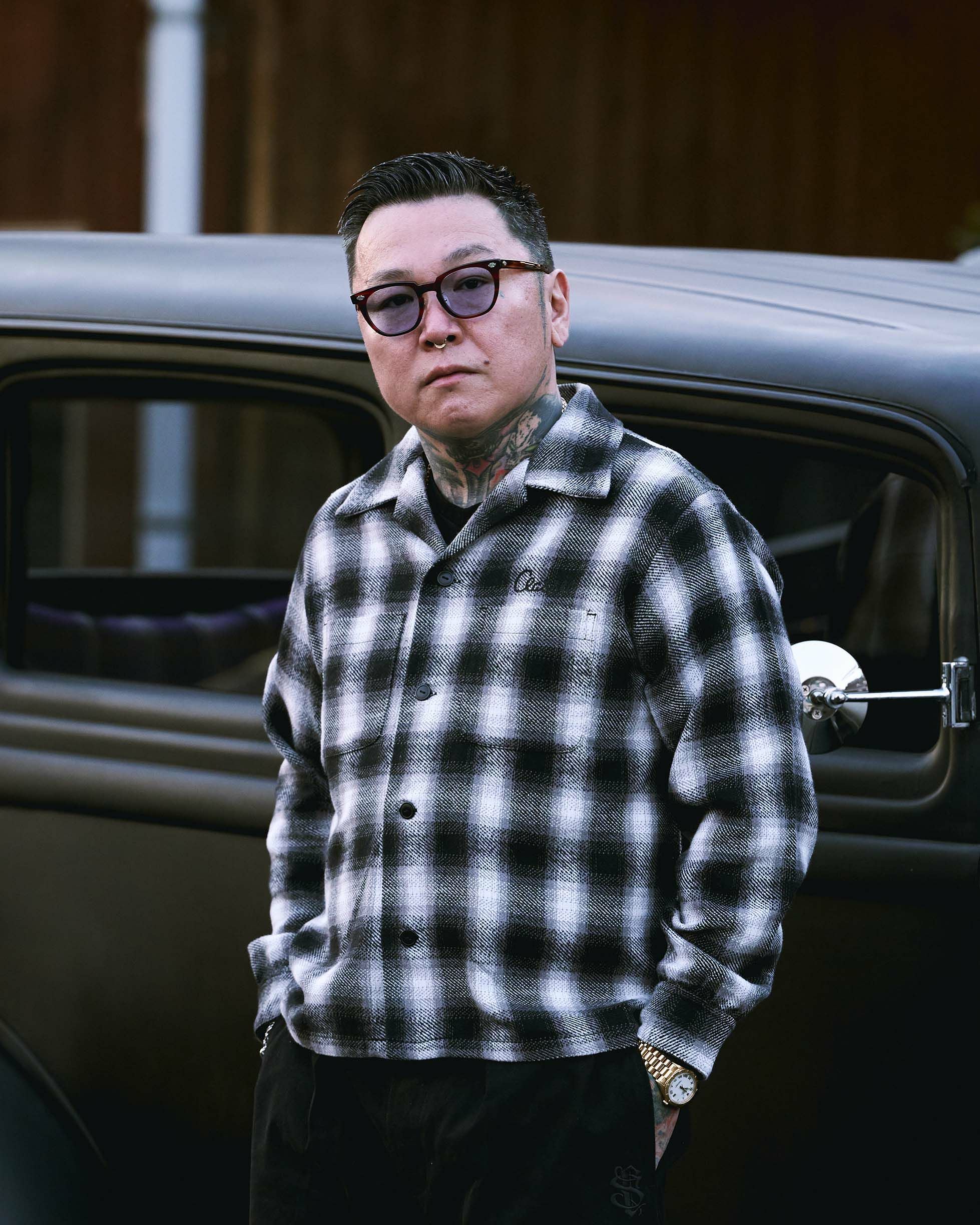 3COLOR】OG Flannel check shirt | Classic clothing