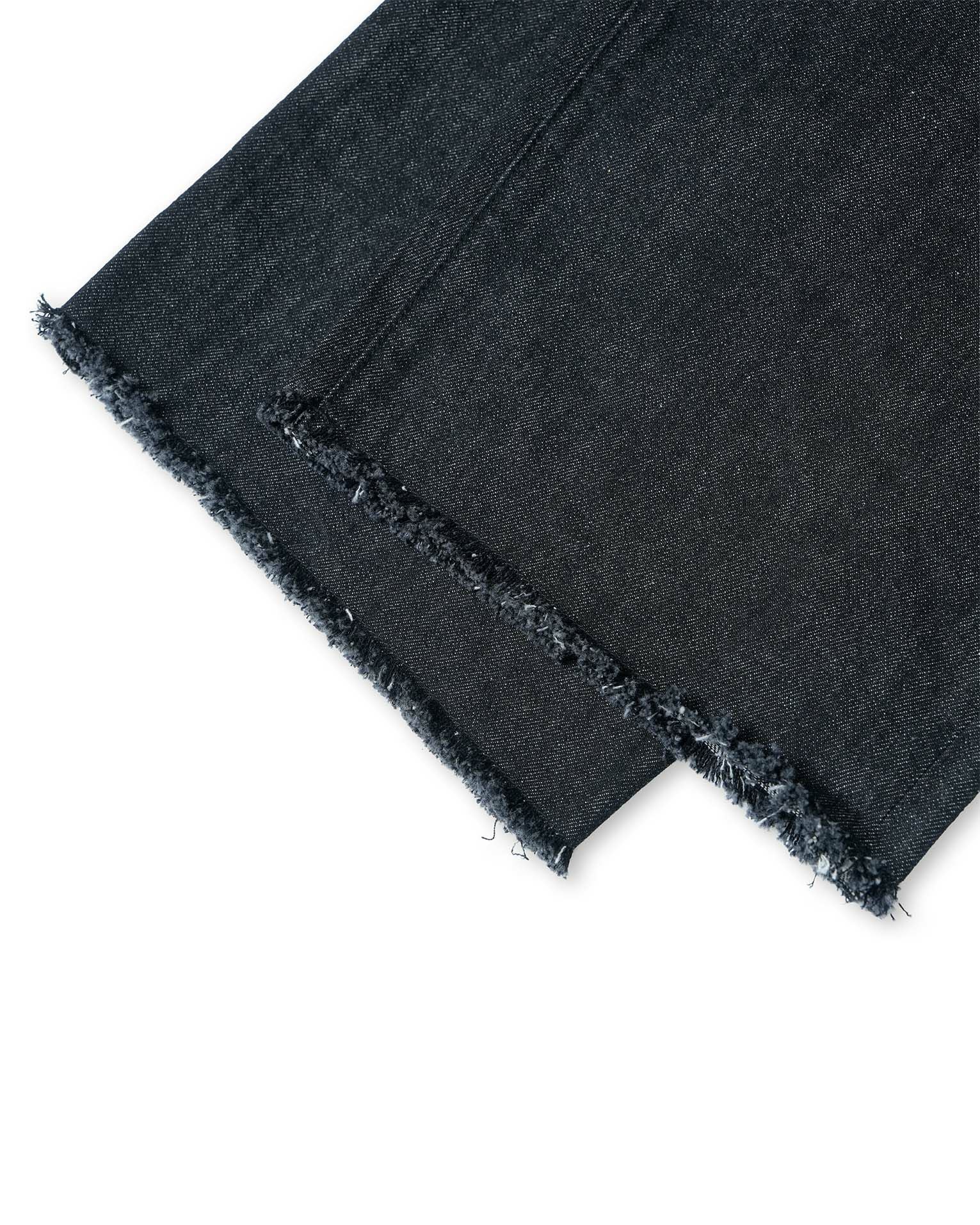 SG Wide denim pants（Black） | Classic clothing