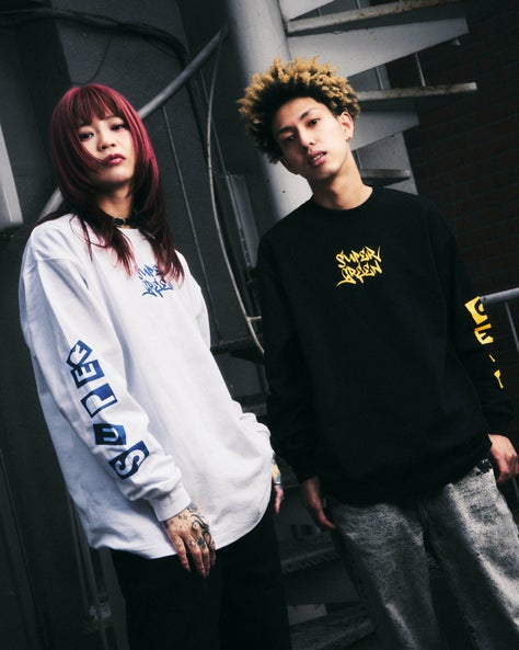 SG TNS collabo L/S T-shirt（White） | Classic clothing