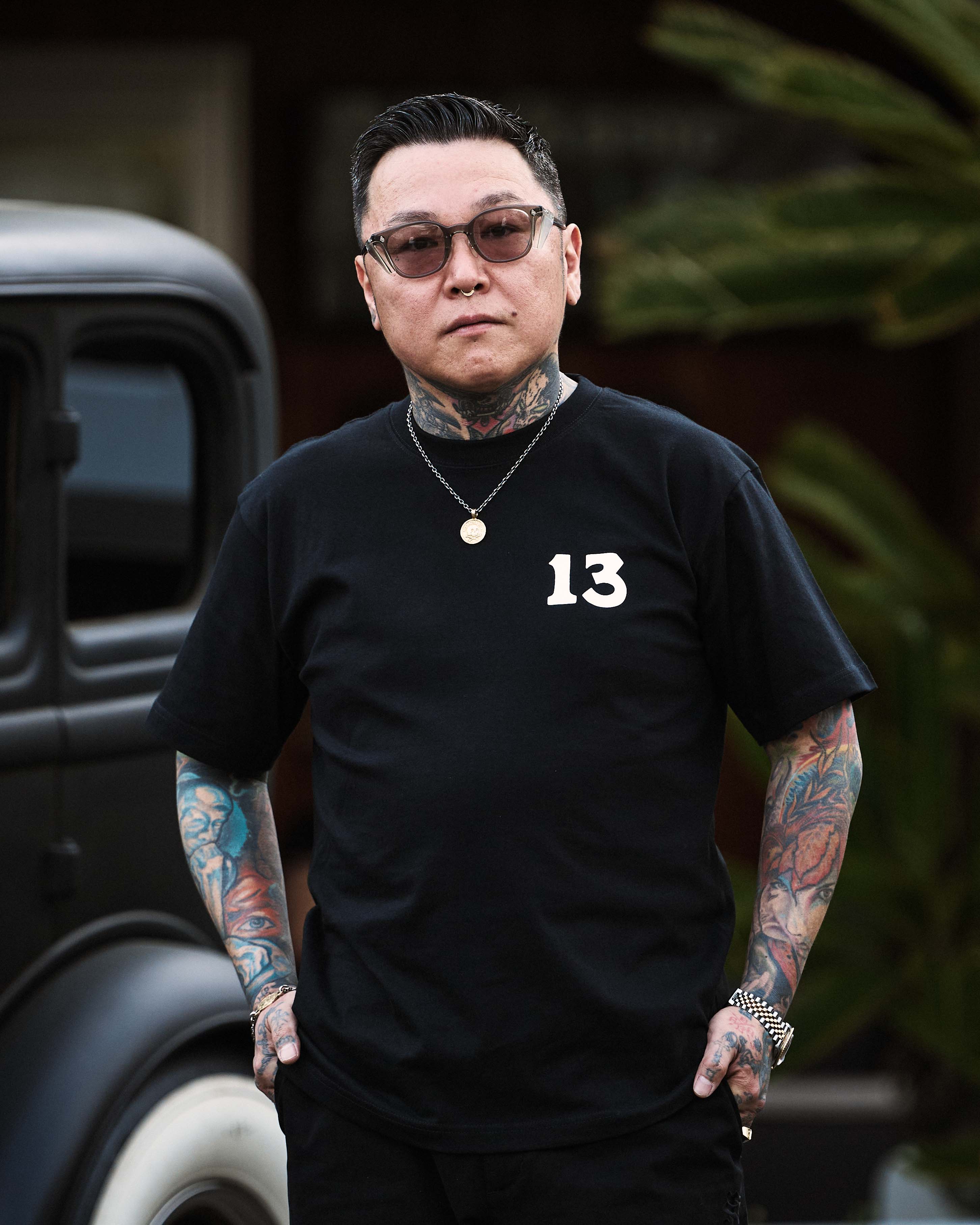 2COLOR】Eagle and Snake S/S T-shirt | Classic clothing