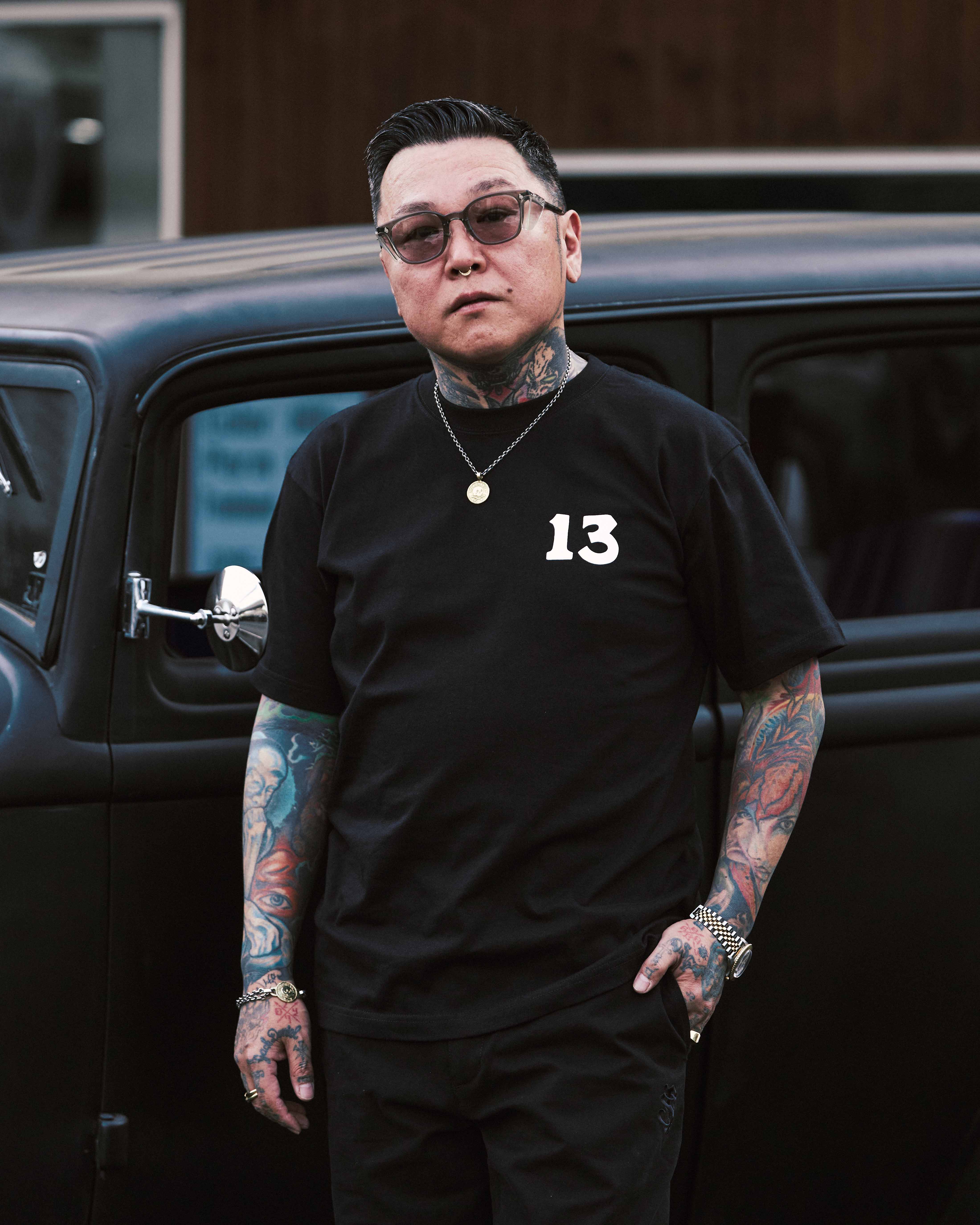 2COLOR】Eagle and Snake S/S T-shirt | Classic clothing