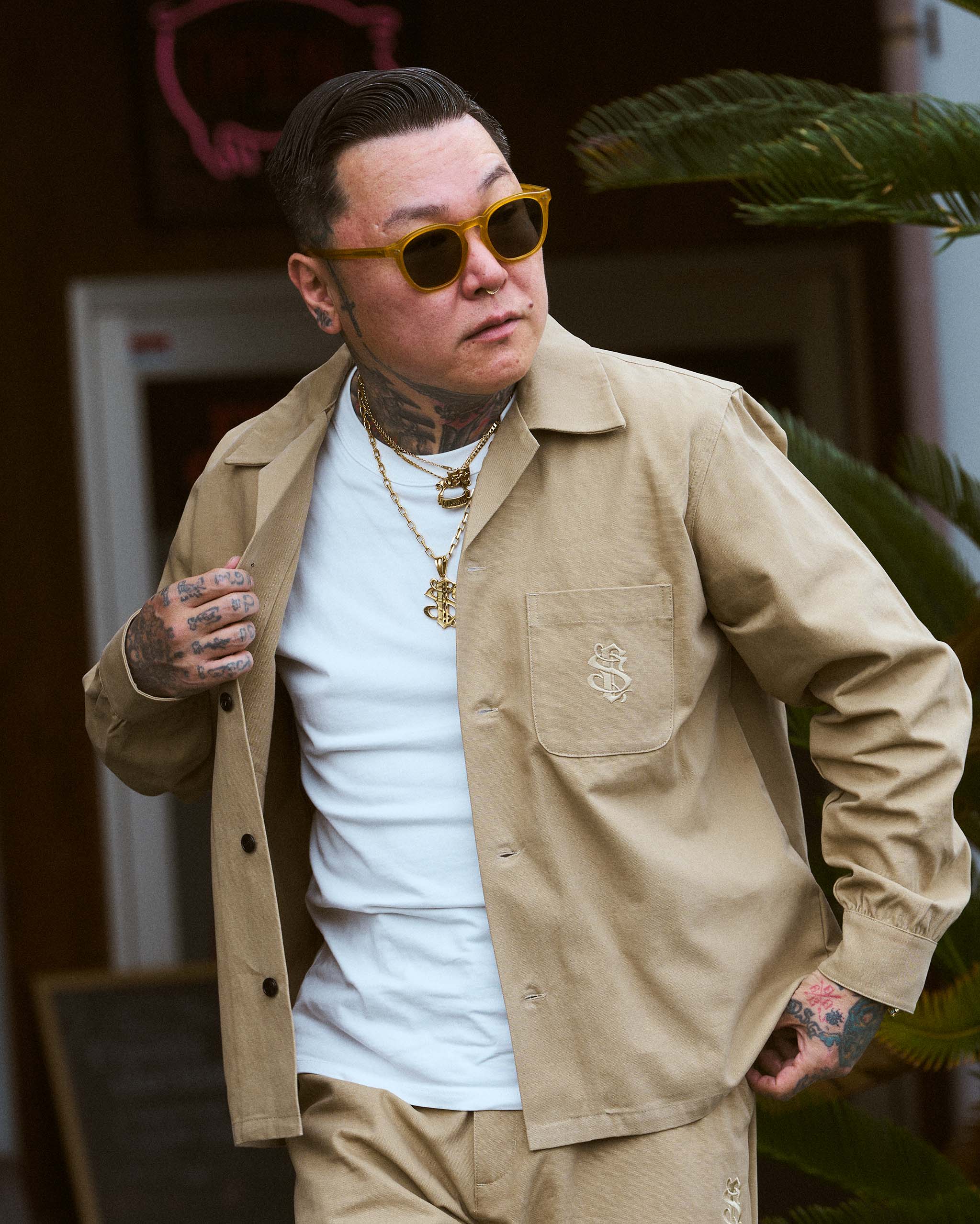 2COLOR】CS Shirt jacket | Classic clothing