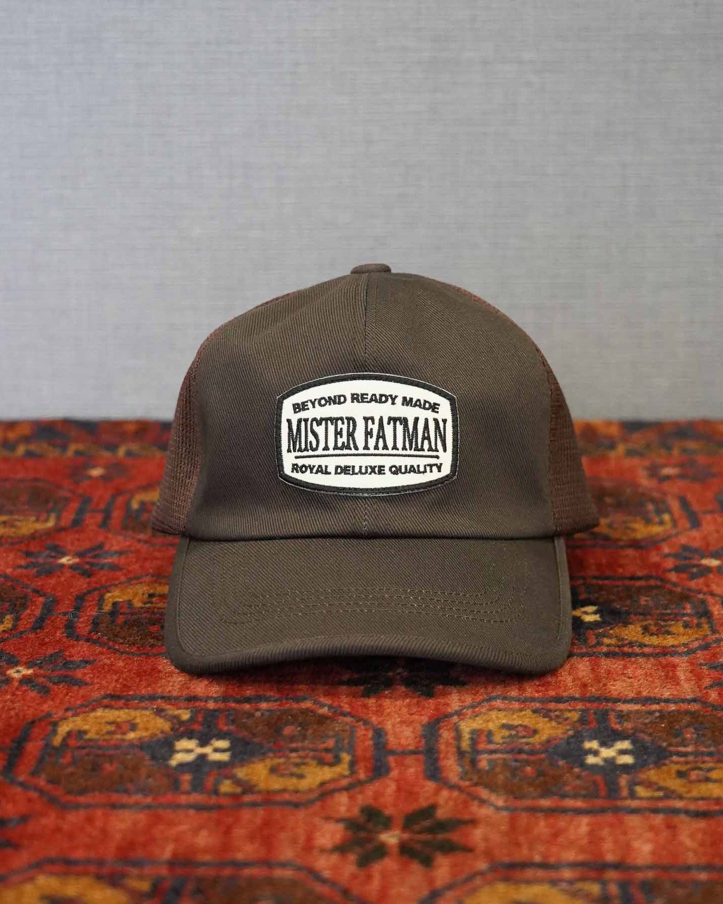 帽子 Mr.FATMAN Wappen trucker mesh cap XL 3COLOR】Wappen trucker mesh cap 5262003 | Classic clothing