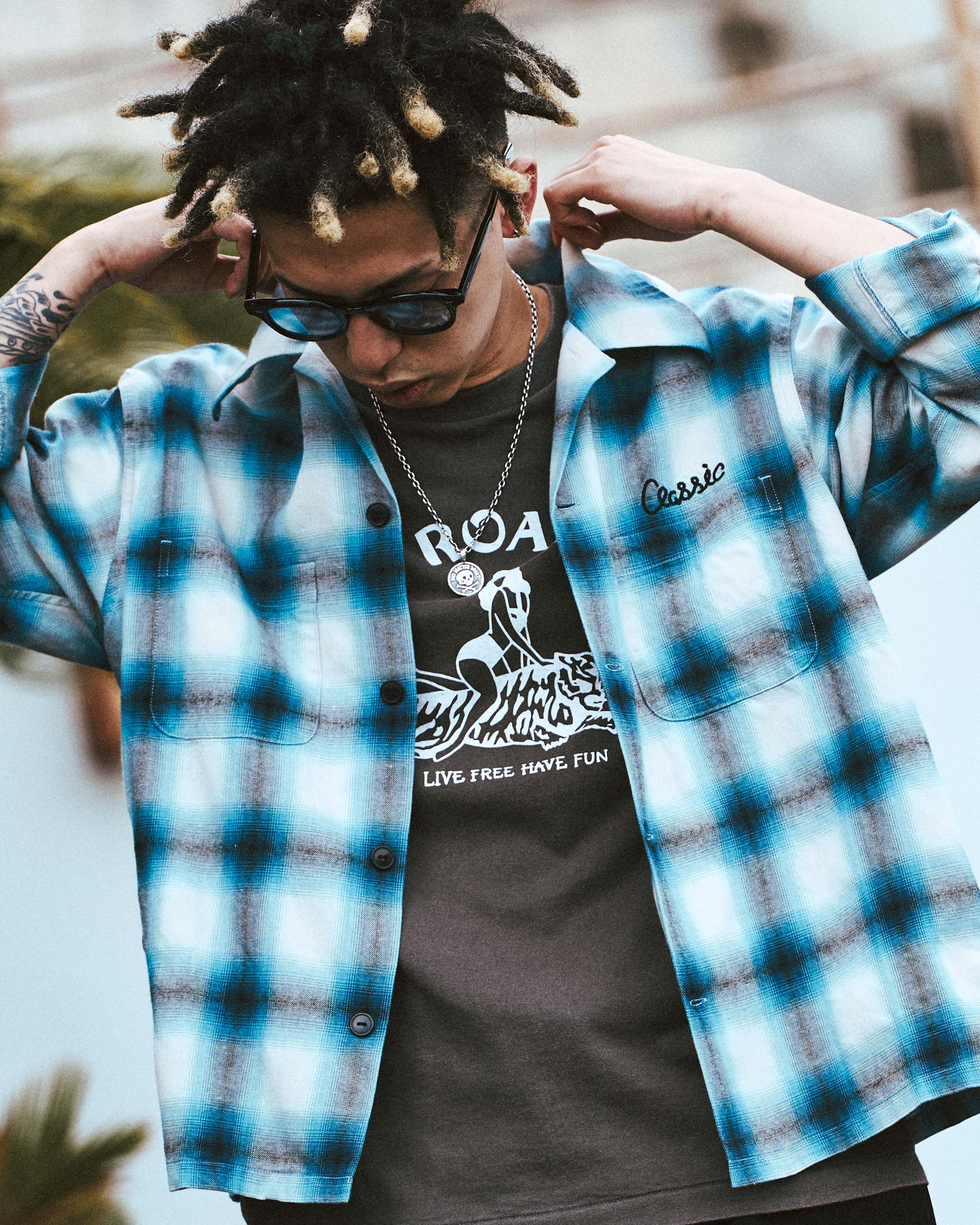 3COLOR】OG Ombre Check Shirt | Classic clothing