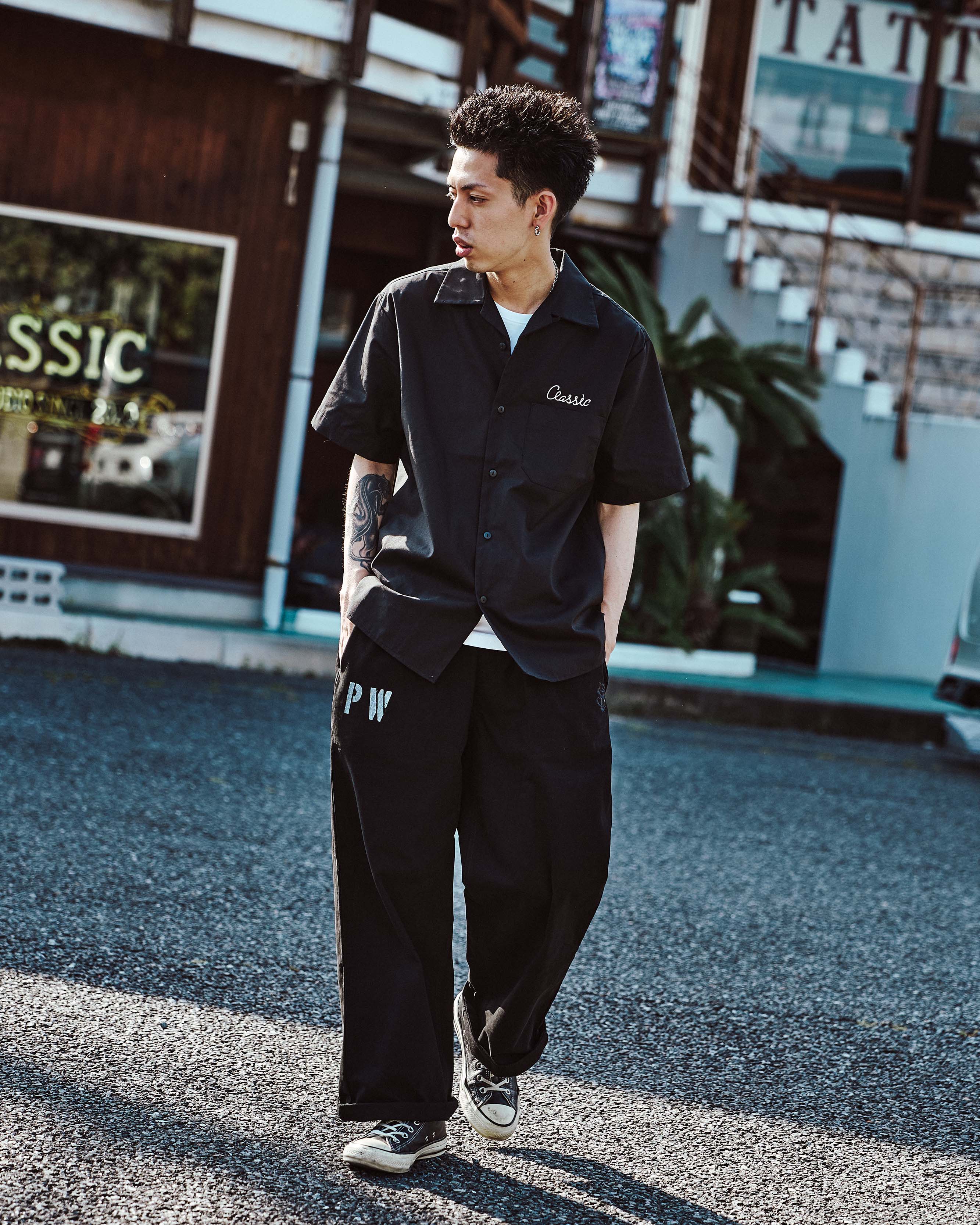 2COLOR】Classic Open Collar S/S Shirt | Classic clothing
