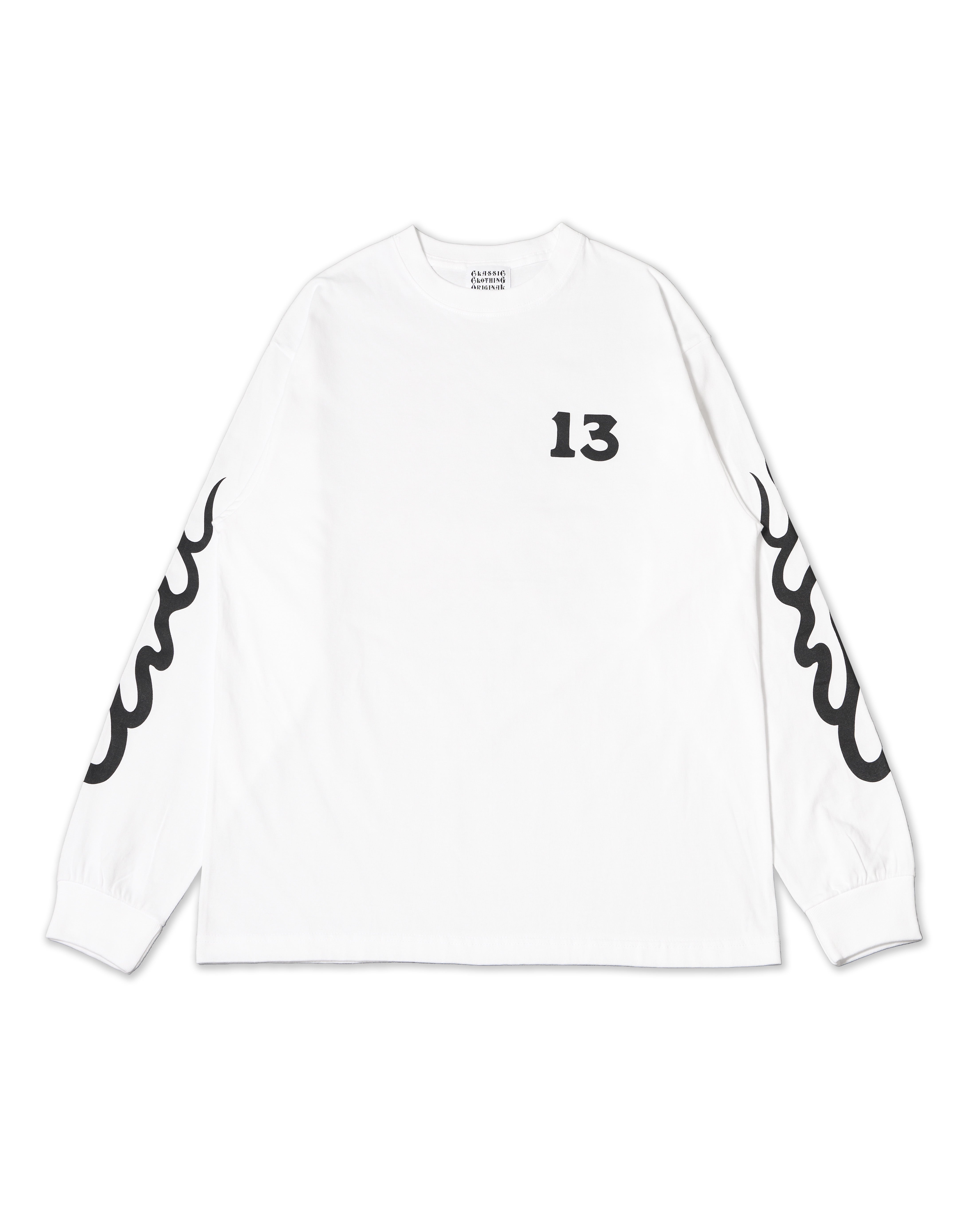 Eagle and Snake L/S T-shirt (White) | Classic clothing